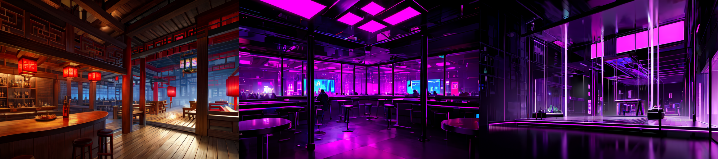 highly insanely detailed, masterpiece, top quality, best quality, highres, 4k, 8k, RAW photo, (very aesthetic, beautiful and aesthetic), 
__lazy-wildcards/subject/env-bg-interior/cyberpunk_club/prompts__, 
<lora:Cyberpunk_Club:0.5>, 
(1girl:1.3), 1other, 
__lazy-wildcards/dataset/background__,âââ