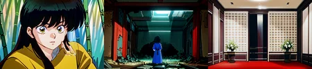 highly insanely detailed, masterpiece, top quality, best quality, highres, 4k, 8k, RAW photo, (very aesthetic, beautiful and aesthetic), 
<lora:ranma_style_v1:0.7>, 
(1girl:1.3), 1other, 
__lazy-wildcards/dataset/background__,âââ