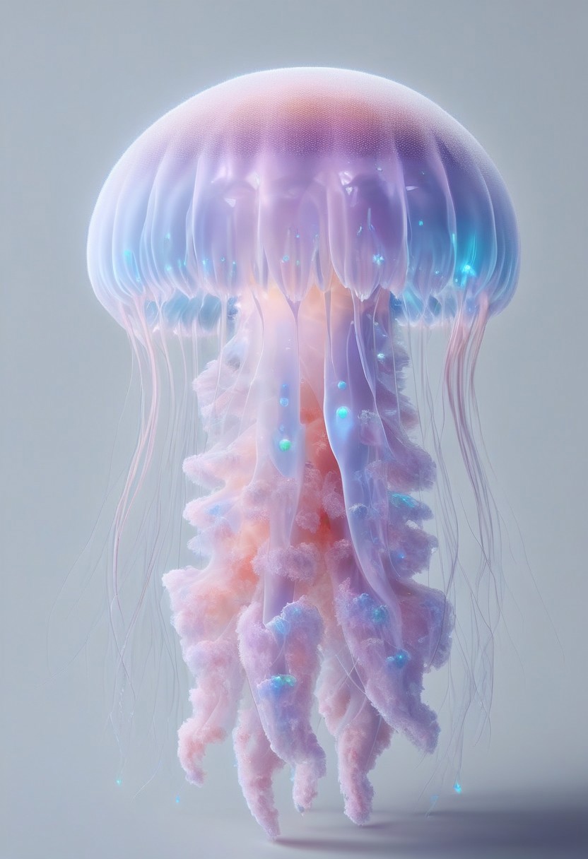 (Jellyfish:2.5),( Light colors:2.5),( Transparent:2.5),( Glass:2.5),( Crystal:2.5),( Small:2.5)