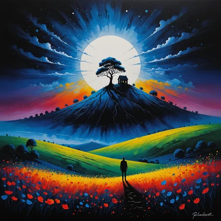 by Pol Ledent and Stanley Donwood in the style of Bess Hamiti<lora:EnvyDaydreamXL01:0.50>