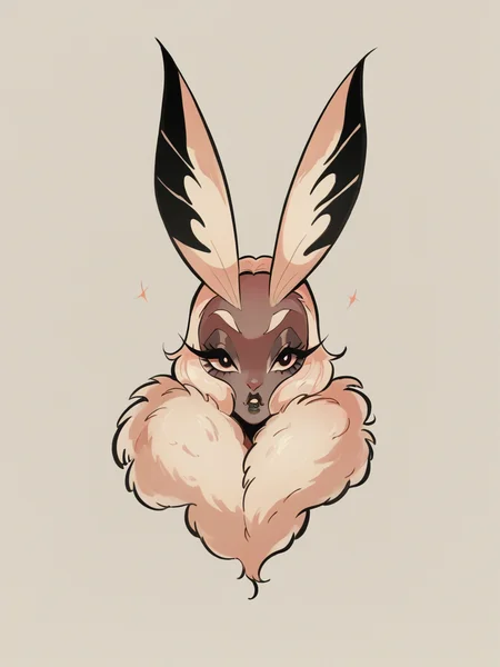 score_9, score_8_up, score_7_up, score_6_up, score_5_up, <lora:dunnXLP:1> dunn, 1girl, moth