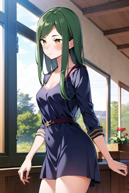 <lora:Crusch_Karsten:1>, CruschKarsten, dress, 1girl, solo, casual