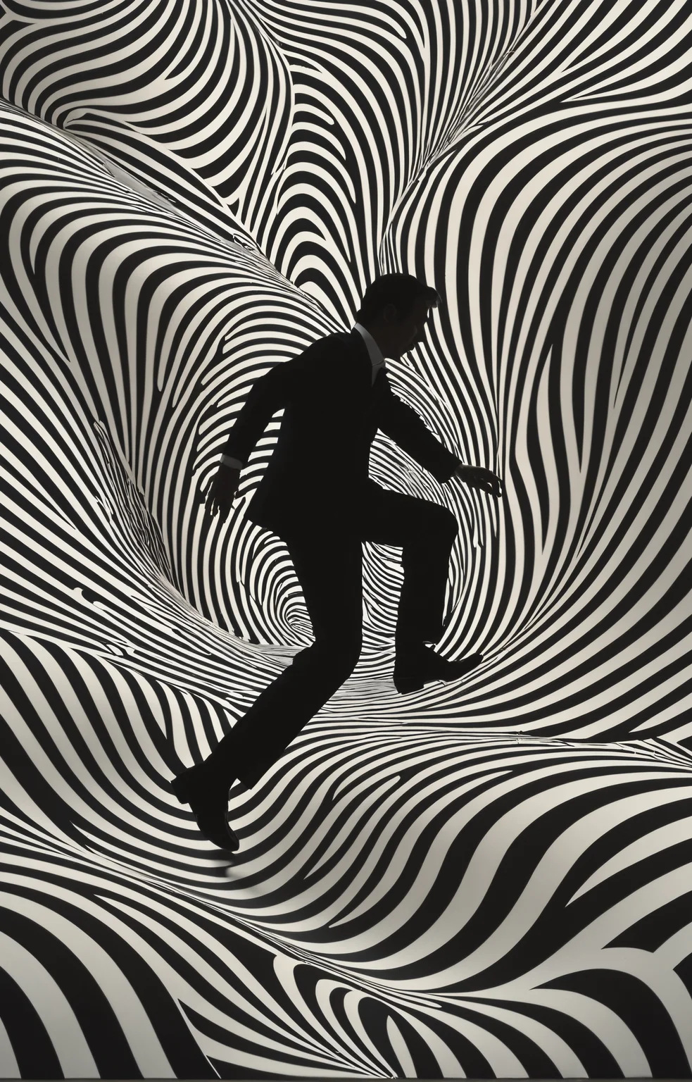 endless optical illusion of pattern movement, high detail,Shigeo Fukuda