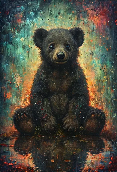 My six-headed bride, Black on both sides, sererene image of a meditating koala, koala levitating above a lake, reflection in water, <lora:Lost_In_Dreams:0.6>, <lora:RMSDXL_Creative:1>, Volumetric lighting, <lora:Dreamyvibes artstyle SDXL - Trigger with dreamyvibes artstyle:0.7> Dreamyvibes Artstyle