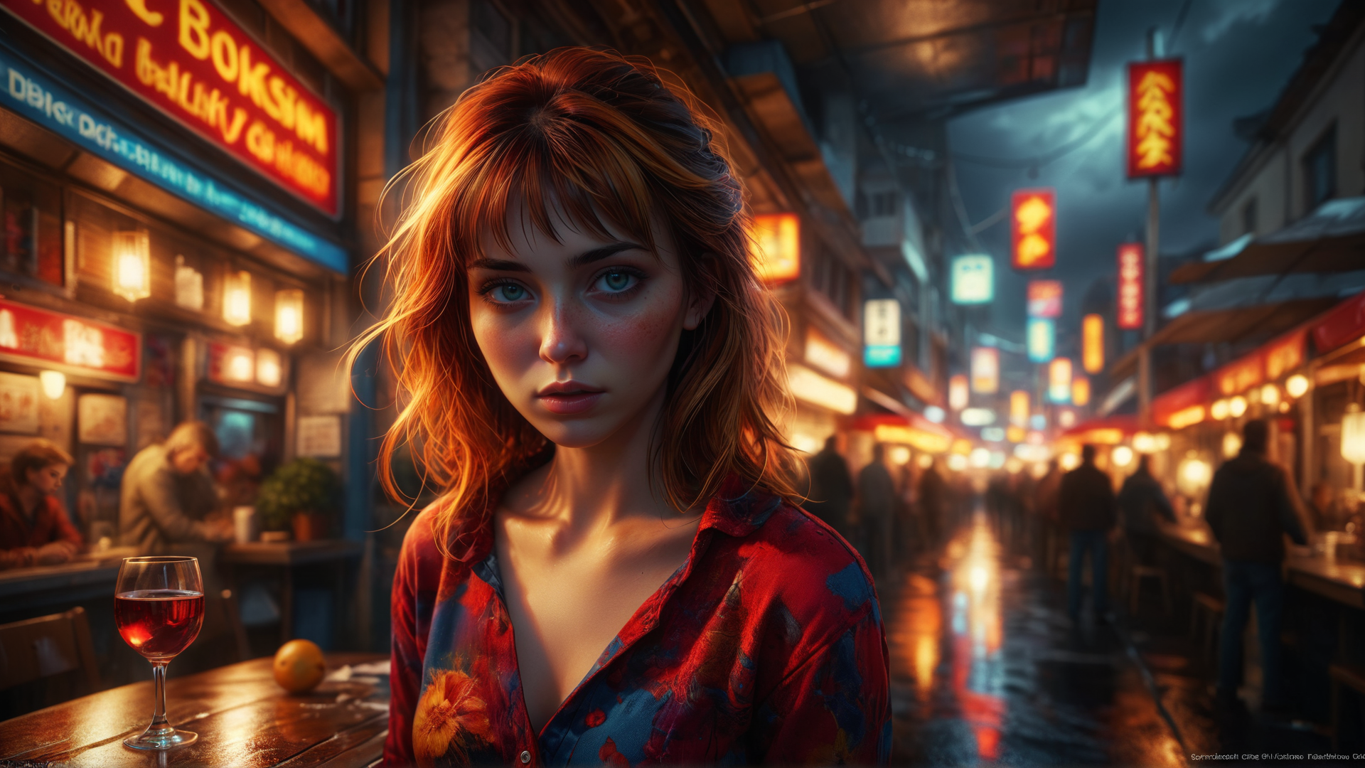 award winning, Disheartened ("Lisa's Date with Density":1.1) , inside a North Macedonia, Hurricane, in focus, Trendercore, Depth of field 270mm, concept art, very coherent, vivid colors, creative, stylized by Artgerm and Rubens, gritty, illustration, expressive, <lora:ral-exposure:1> made with ral-exposure, highly contrasted, glossy, pure, rich vivid colors, great light