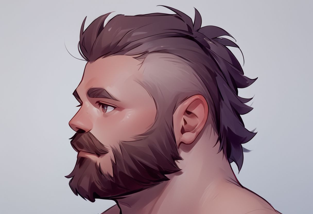 score_9, score_8_up, score_7_up, score_6_up, score_5_up, score_4_up, source_ cartoon, gay, 1boy, solo, sexy, rugged, (beard:1.9), [muscular|(musclegut:1.3)], , [massive|(stocky:1.3)], front profile, portrait, (twakastyle:1.5), (mullet:1.5)