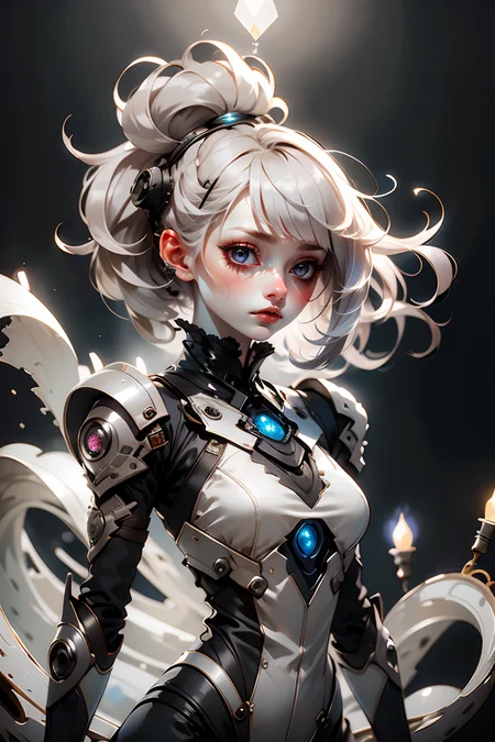 1woman, (straight hair:1.3), ((Gloomcore)), dark magical atmosphere, glowing, <lora:GoodHands-vanilla:1>, <lora:AnzhcDreamwave v3_1 watermark fix:0.8>