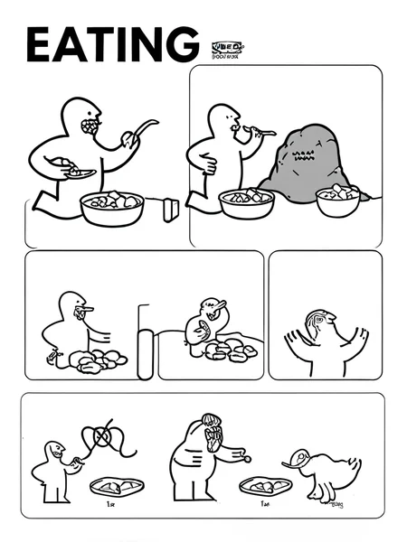 Eating rocks <lora:ikea_instructions_xl_v1_5:1>