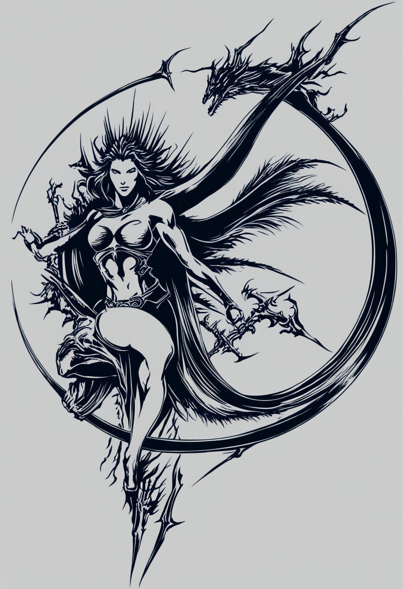FINAL_FANTASY_LOGO, FINAL_FANTASY_LOGO, 1girl