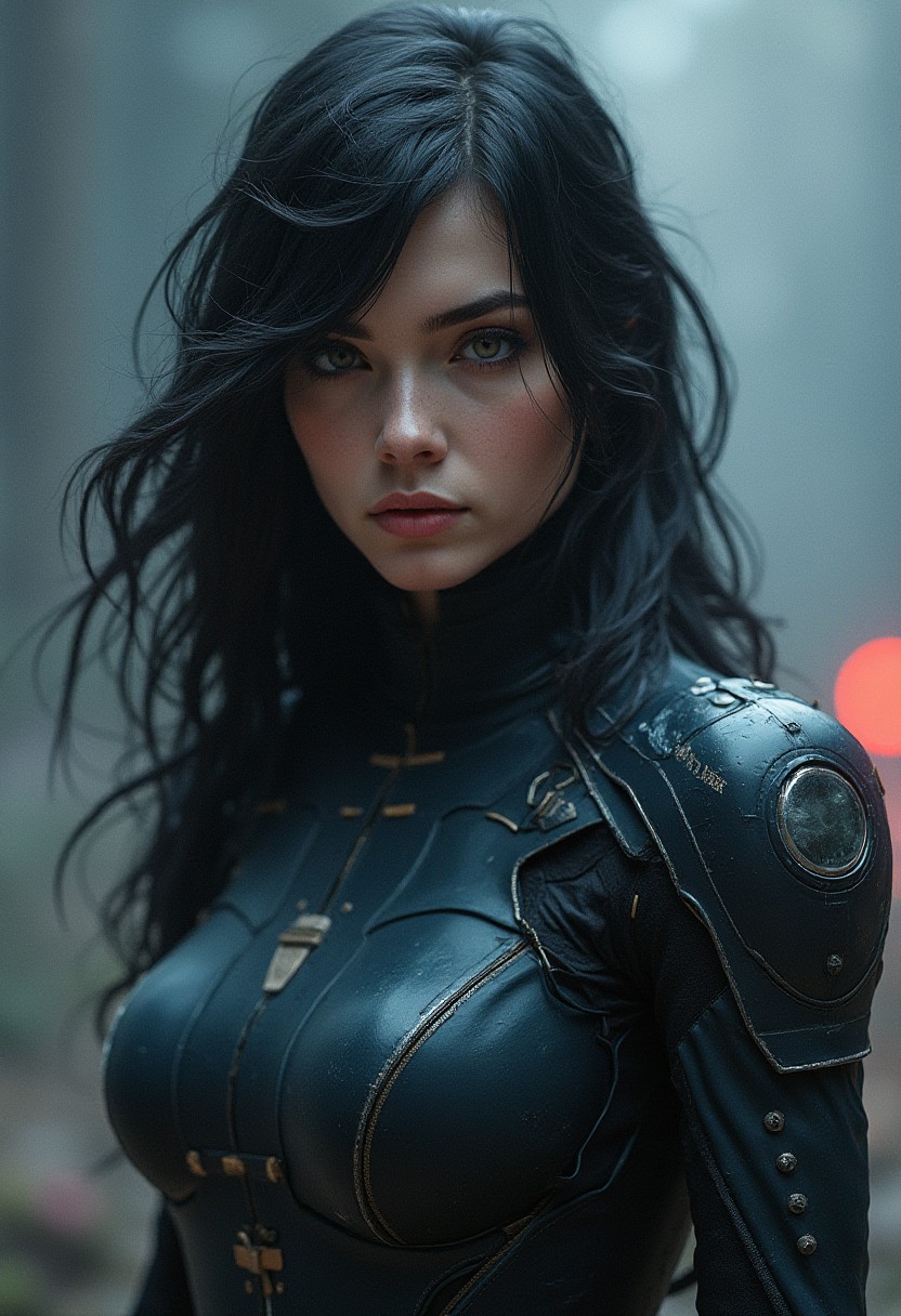 (Soft Lighting Photography by Mimoza Veliu and Mario Giacomelli:1.2), NSFW, photorealistic, by Greg Tocchini and Shiro Masamune, 1 female commander, underexposure, a discovery of advanced technology on a distant planet , hyper detailed, professional poster art, bold lines, award winning, trending on ArtStation , (intricate details, masterpiece, best quality:1.4), looking at viewer, dynamic pos,