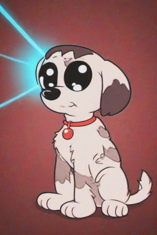 <lora:PE_OldCartoonStyle:0.9> PEOldCartoonStyle,Cartoon,
Cute Dog shooting laser out of his eyes