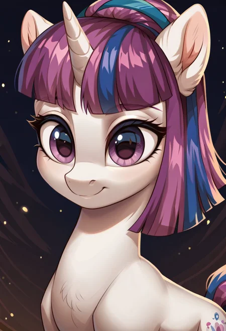 score_9, score_8_up, score_7_up, score_6_up, score_5_up, score_4_up, my little pony, ((feral pony)), <lora:Little Rock:1>Little Rock, white body, , 1girl, ((solo)), (sexy), beautiful, detailed, (detailed cute pony face), detailed eyes, detailed fur, detailed hooves, beautiful, vector, flat colors, (beautiful long eyelashes), (beautiful hooves), (abstract background:1.8), (looking at you, looking at viewer:1.5), smile, happy, close-up, upper view <lora:OtherStyle_01:1> <lora:detailed_notrigger:1>