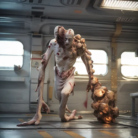 score_9,score_8_up,score_7_up,score_6_up,score_5_up,score_4_up,rating_safe,<lora:necromorph_exploder:1>,necromorph_exploder,monster,male focus,blood,space station interior,dimly lit,dust,full body