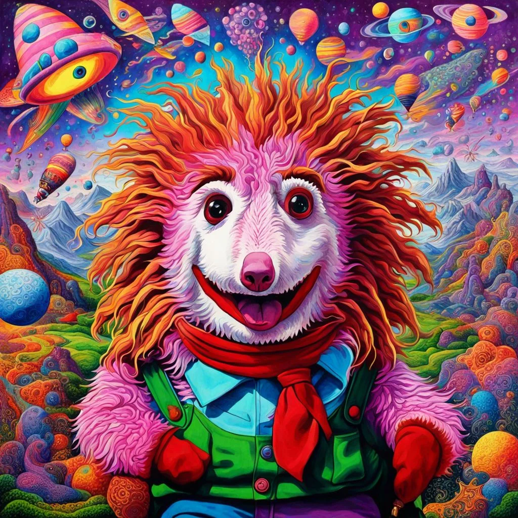 A psychedelic painting of KippiBenKippod on LSD Psychemelt style <lora:Kippi_Ben_Kippod_SDXL:1.0> <lora:SDXL_Psychemelt_style_LoRA:0.8>