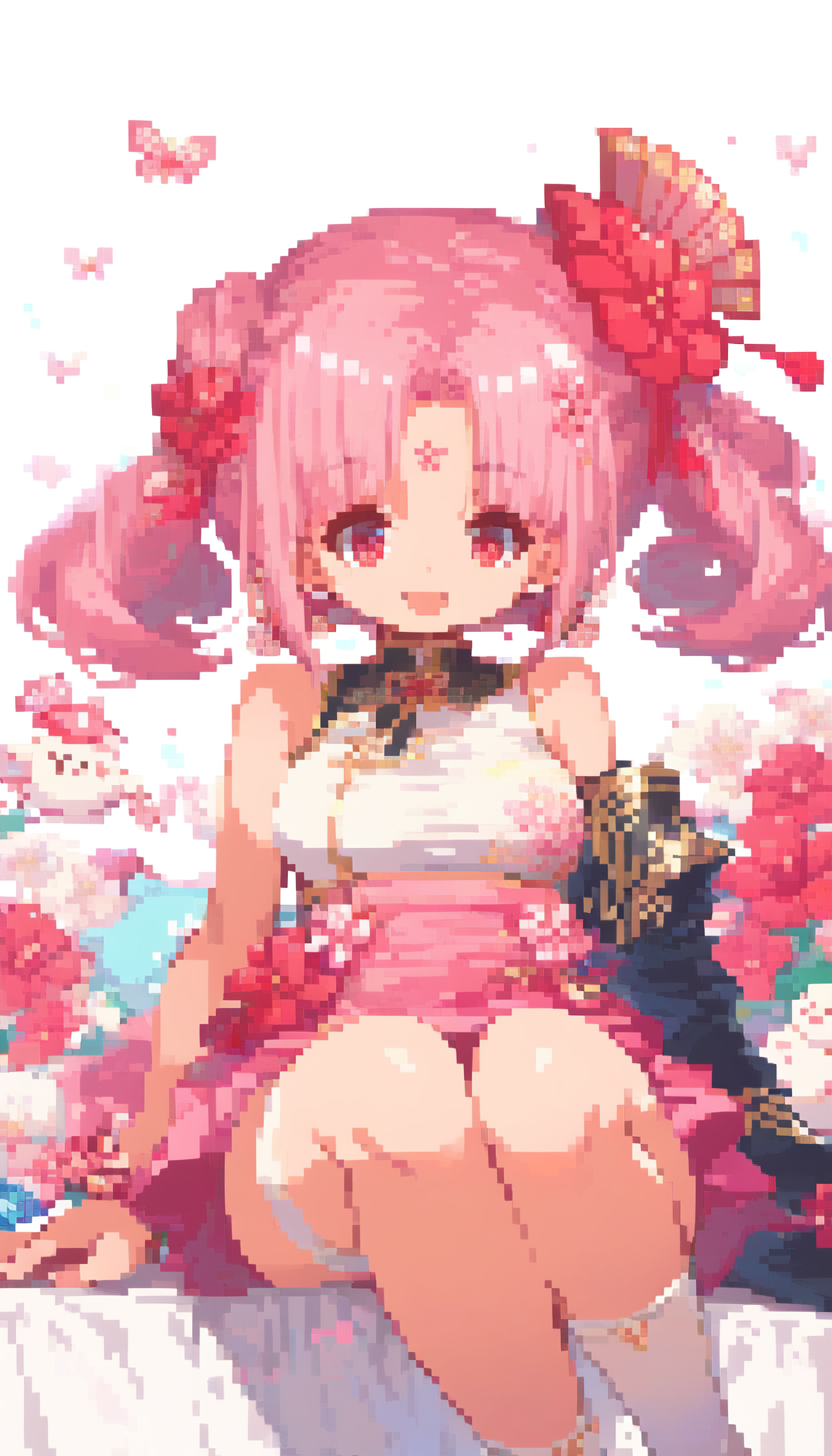 score_9,score_8_up,score_7_up,1girl,<lora:sb:1>,<lora:sakuemonq:1>,pink hair