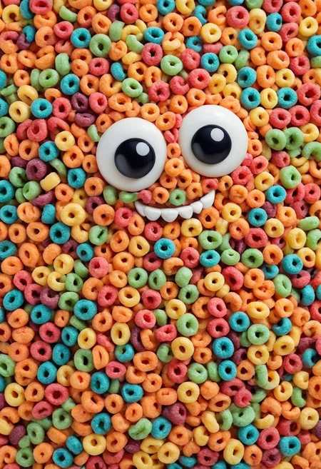 *snoo* made of fruit loops