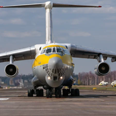il_76 standing on runway, close up <lora:il_76_2_SDXL:1>