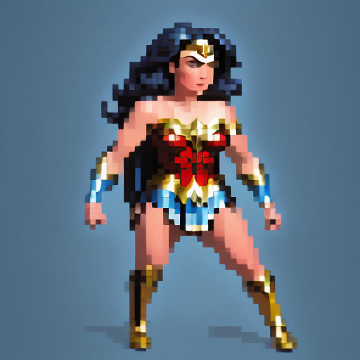 Pixel Heroes, Wonderwoman, gg_pixels