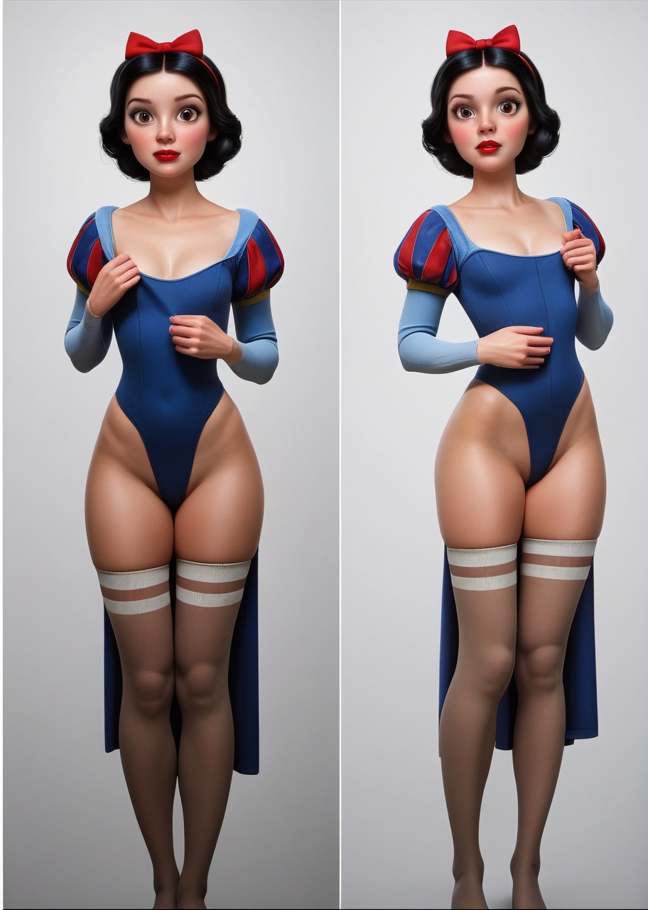 princess Snow White,, <lora:princess_pony_v1:0.6> 1girl underwear,thighhighs, <lora:AA_Ads_Only:.9> 445l34z3mult1, multiple views, , american apparel,, score_9, score_8_up, score_7_up, score_6, score_5, score_4,