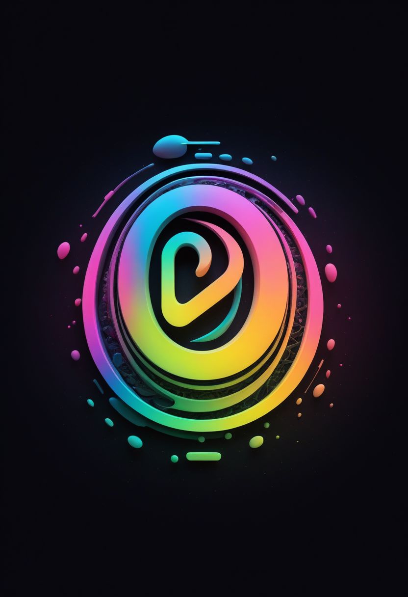 artlg, logo of a harmonious 4 color logo  illustration, 4k, uhd   masterpiece, "Intrasect" rebranding, logo, minimal, vantablack, pearl, lime, neon pink, liquid graphite, fineliner, marker, watercolor, pastel, exploring the convergence of ai with art, creativity, music, math, science, allowing ai to stitch new fields from old domains