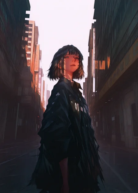<lora:Wataboku_Style:1> by_wataboku, urban, masterpiece, best quality, good quality, very aesthetic, absurdres, newest, (Perfect details), <lora:USNR STYLE_XL_loha:0.3> <lora:spo_sdxl_10ep_4k-data_lora_webui:0.3> <lora:ponyv5_noobV065S_1_adamW:0.3> <lora:GBF_Illustrious:0.3> <lora:748cmSDXL:0.4>