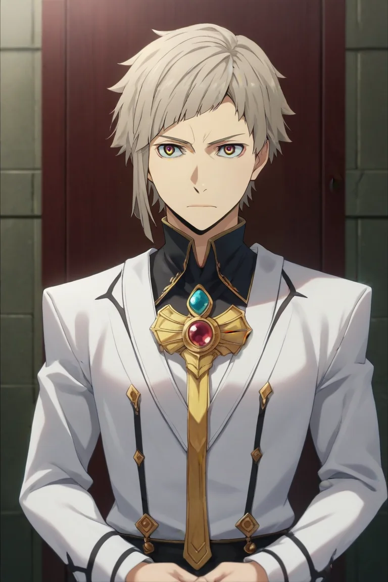 score_9, score_8_up, score_7_up, source_anime, semi-realistic, , upper body, depth of field, 1boy, solo, male focus, <lora:atsushi_nakajima_pony:0.76>, atsushi_nakajima, , , Xanadu: A magical kingdom ruled by a wise and benevolent queen, Hands on the waist, conveying authority, <lora:sdxl_lightning_8step_lora:1>