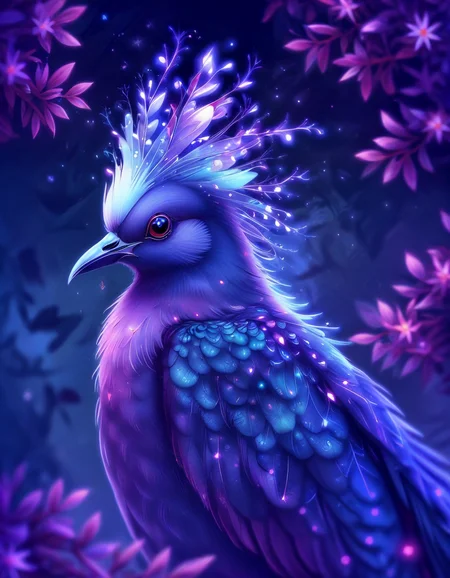 victoria crowned pigeon novuschroma style <lora:X08_novuschromaSXL_d4:1.2>, <lora:sdxl_lightning_8step_lora:1>