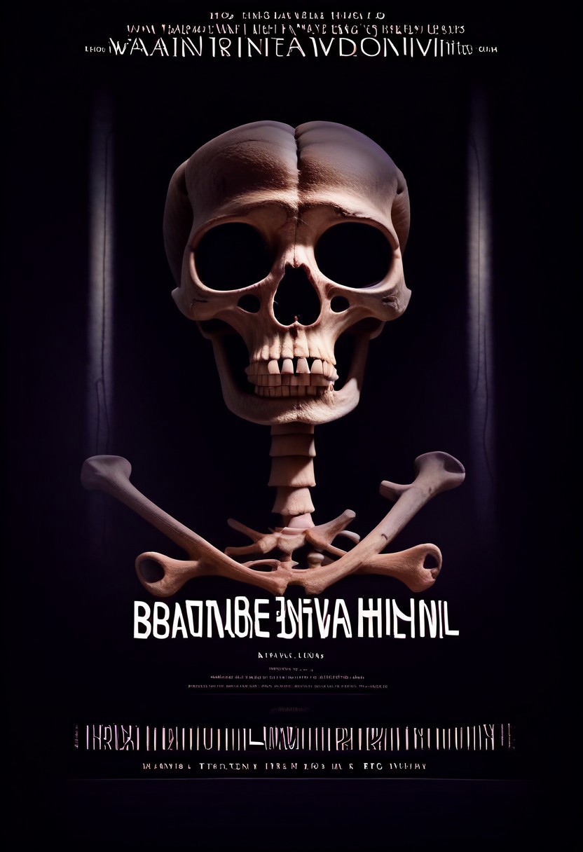 score_9, score_8_up, score_7_up, (80s movie poster), boneswm, dramatic lights, aesthetic, highest quality, masterpiece, 4k, text, ((movie poster with title "THE BONE IDENTITY"))