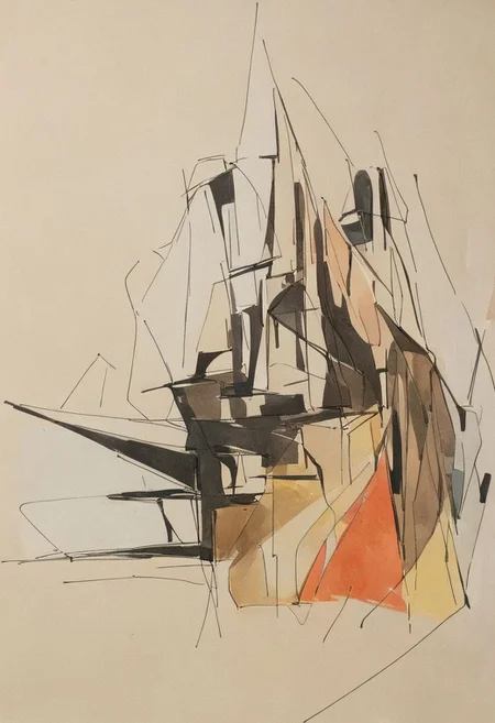 (Silhouette of a house on the cliff beside coast, flat painting background:1.5),
(abstract painting, impressionism, watercolor, oil painting brushstrokes, oil painting texture:1.3),
(brutalist architecture, BRIGHT green AND DARK BROWN color palette, curve LINE, circle, ellipse, core), AK, abstract, deconstruction, geometry, geometric composition,paint painting,harmonious colors, black frame,rectangle, tilt, flat painting, framex, horizontal, Constructivism, Fauvism, LW, Architecture sketch