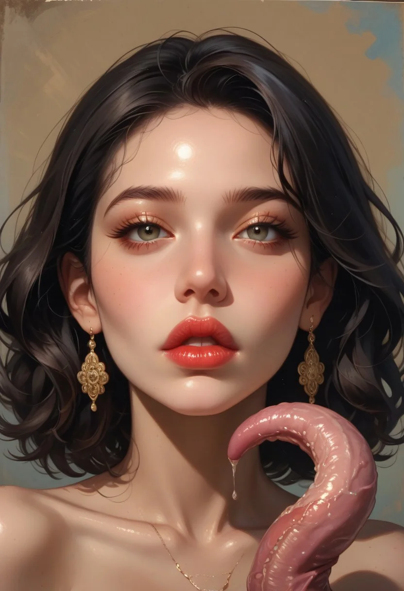 score_9, score_8_up, score_7_up, boris valejjo, oil painting, traditional media, 18year old Ahira muslim female, ((light skinned girl)), , big lips, huge lips, thick lips, puffy lips, parted lips, strong jawline, high cheekbones, hollow cheeks, ((large round breasts)), (thick hips), (wide hips), curvy, round ass, (large ass), looking embarrassed, (humiliated blush), looking at viewer, black hijab, black abaya, pokies, translucent clothing, , , , ((large round breasts)), (thick hips), (wide hips), curvy, round ass, (large ass), kneeling, looking embarrassed, (humiliated blush), looking at viewer, , sucking tentacle, , saliva dripping from lips and cockclassroom,sharp_LASCALAE, ultra sharp focus,
