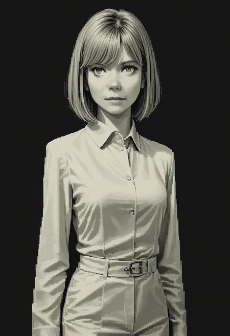 score_9, score_8_up,
green theme, monochrome, pixel, source_anime, bold lines, flat colors,
very aesthetic, Expressiveh, belatricepamford, medium breasts, formal clothes, (skinny:0.3)