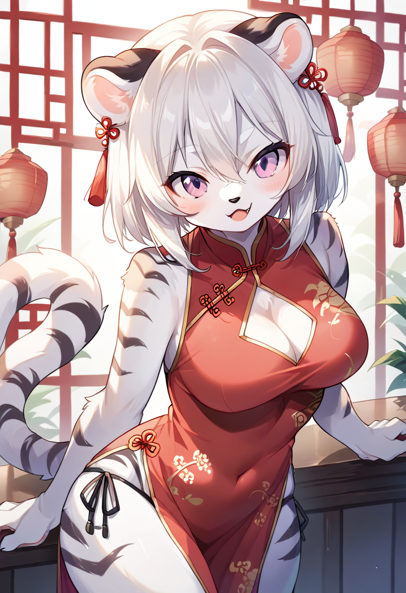 score_9, score_8_up, score_7_up, <lora:Lei_Phe-000007:0.8> l3i_ph3, furry, china dress, source_anime, ntm