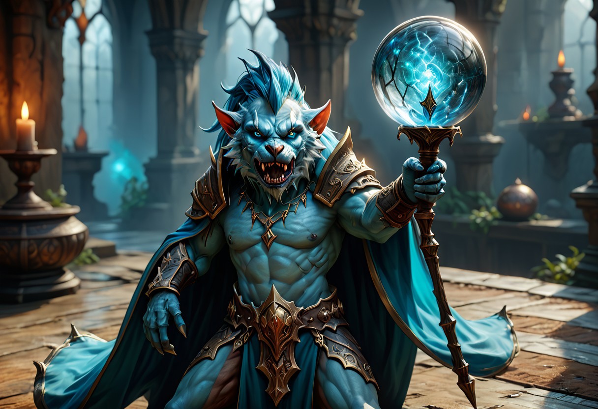 elegant, majestic, detailed, ultra realistic, masterpiece, high detailed skin, high definition, high quality, anime cgi, detailed matte painting, deep color, fantastical, intricate detail, splash screen, complementary colors, fantasy concept art, 8k resolution, Unreal Engine 5
1guy, gnoll, magic orb , orb blast, orb staff, orbstaff, gnoll necromancer dark robe elemental background, turquoise   ponytail hair, blue eyes,