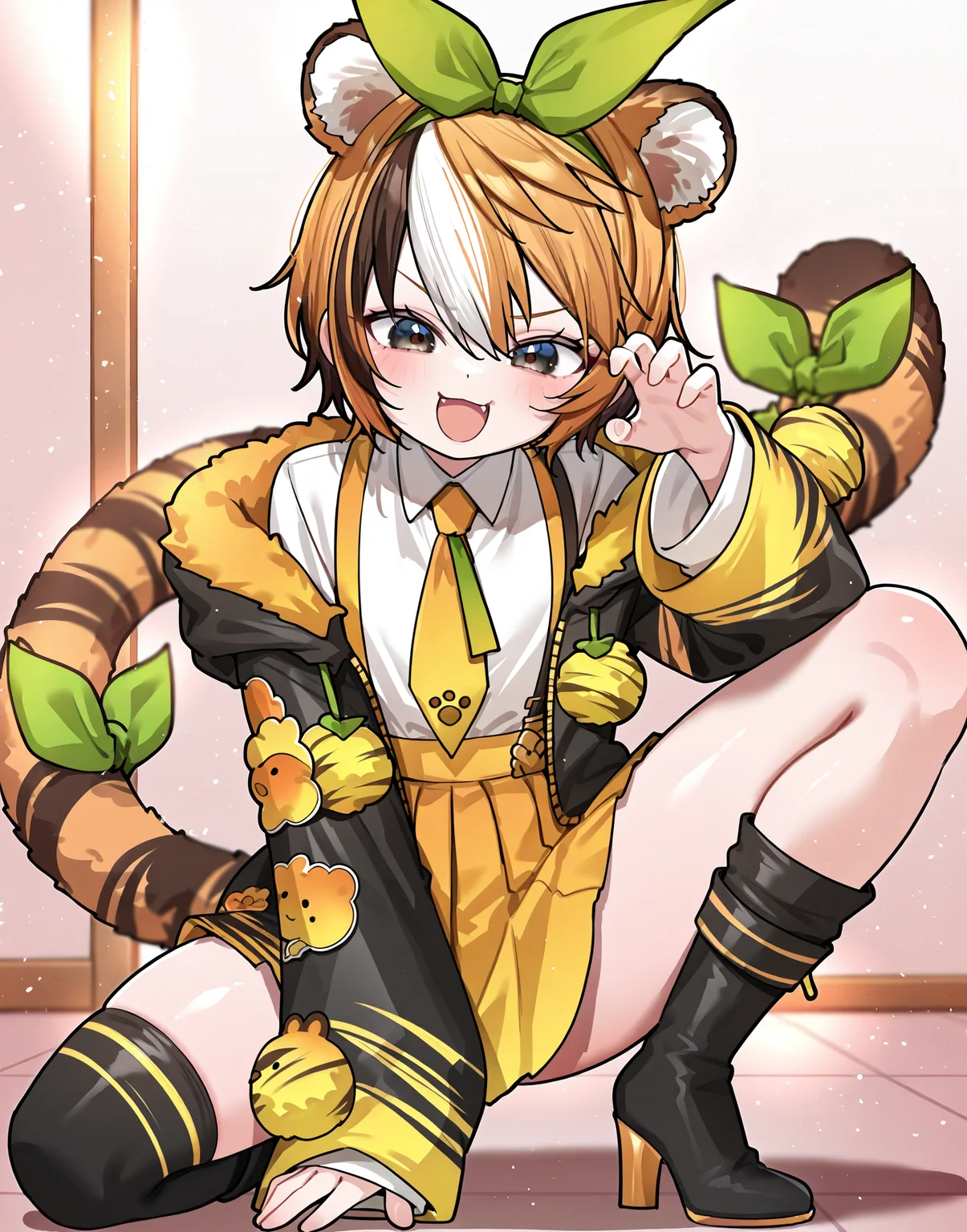 masterpiece, perfect quality, best quality, absolutely eye-catching, absurdres, highres, newest, 1girl, <lora:tomomitorayaIllustriousXL:1>, tomomitoraya,