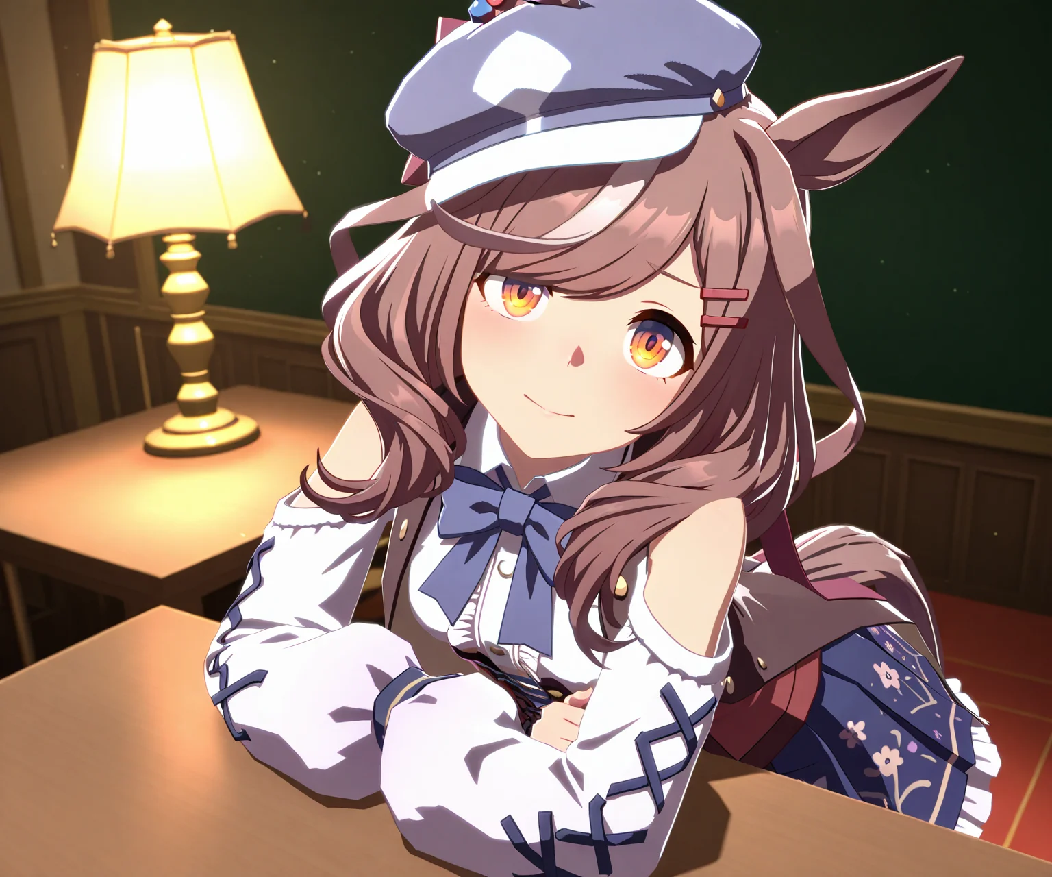 masterpiece, best quality, amazing quality, , 1girl, solo, looking at viewer,  <lora:Matikane Tannhauser in game style 3D ILL-v2:1> ummsmingame, 3d, matikane tannhauser (umamusume),