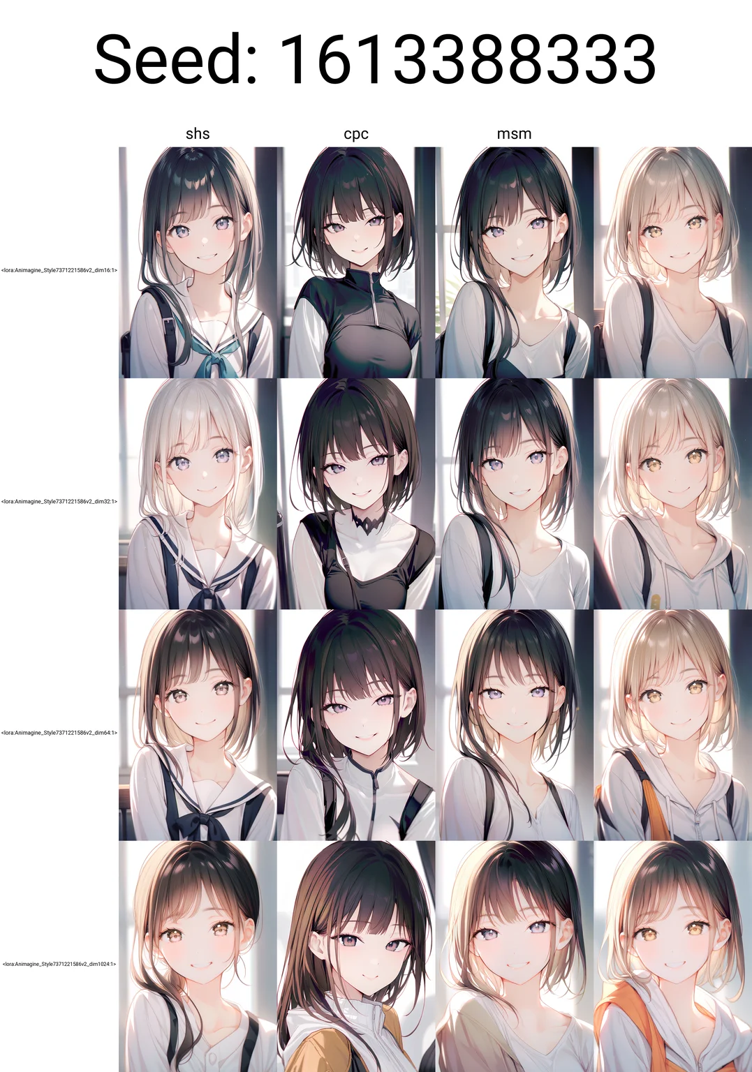 <lora:Animagine_Style7371221586v2_dim16:1>, shs, smile, looking at viewer, upper body