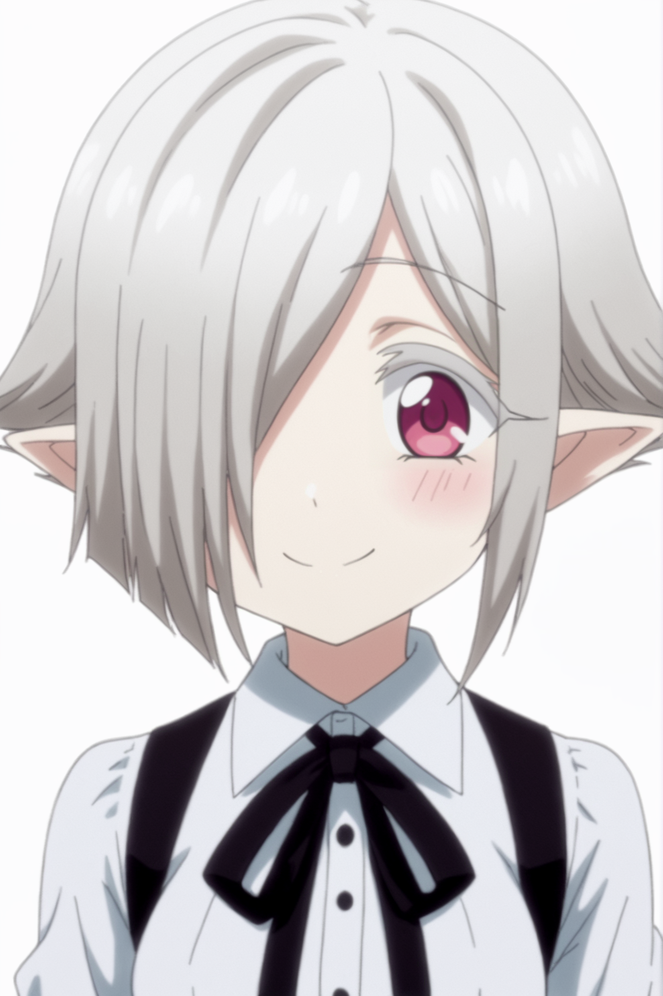<lora:Persephone:0.7>,  Persephone, white background, smile, upper body, <lora:sdxl_lightning_4step_lora:1>