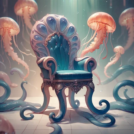 score_9,score_8_up,score_7_up,
jellyfishstyle,chair,solo,tentacles,
, <lora:jellyfish-pony:0.8>,