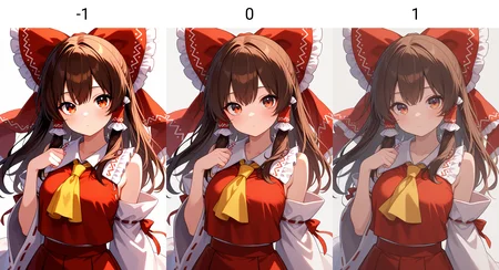 masterpiece, best quality, absurdres, safe
1girl, hakurei reimu, 
<lora:il_contrast_slider_d1:-1>