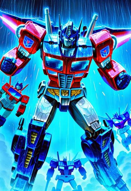 ββmasterpiece, best quality, amazing quality, very aesthetic, absurdres, volumetric lighting, depth of field BREAK
transformers, optimus prime, close-up, glowing, glowing eyes, gunpla, mecha, model kit, no humans, robot, science fiction, v-fin, dark background, rain, watercolor \(medium\), ((vignetting)), shaded face, depth of field, fog, silhouette, (sparks), jet engine, dynamic pose, motion blur,