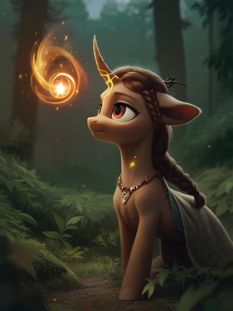 score_9, score_8_up, score_7_up, score_6_up, score_5_up, score_4_up, pony, forest, night, fantasy, magic, close-up <lora:Photo 2 Style SDXL_LoRA_Pony Diffusion V6 XL:1>