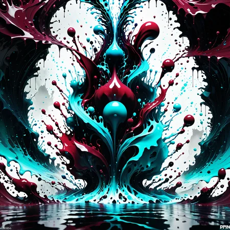 Jed-Spl4sh, splashes, <lora:ColourfulStyleV2-000006:1>, small centered composition, product shot, plain background, , wallpaper art, in the center is an image of a ("The End of Treachery":1.1) , 80mm, beautiful, modern, gritty, deep aesthetic, cinematic perfect intricate stunning fine detail, dynamic dramatic composition, confident, cinematic atmosphere, deep rich colors