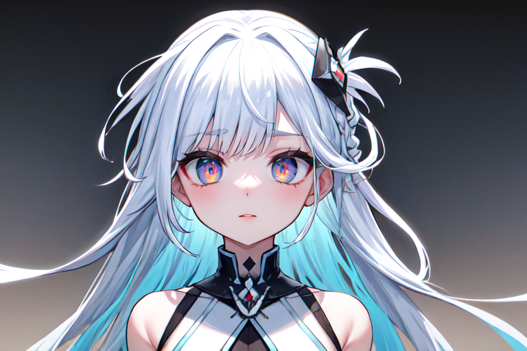 highly insanely detailed, masterpiece, top quality, best quality, highres, 4k, 8k, RAW photo, (very aesthetic, beautiful and aesthetic),  
(rsef style,fevercell style),human_machine_hybrid,abstract_background,energy_auras, 
<lora:rsef-000225:0.3>, 
(1girl:1.3), 
1other, 
, 
, 
absurdly long hair,feathered haircutfeathered haircut,Messy Side Swept Hair,box braids,hair ornament, 
((downblouse),breasts,close-up), 
iceland,icy_void,fractured_ice,unstable_surface,floating_ice,cracked_ice,frozen_surface,icy_reflection,penguins,seals,polar_bear,twisted skyscrapers,a colorful background,(gradient background:1.4), 
,âââ