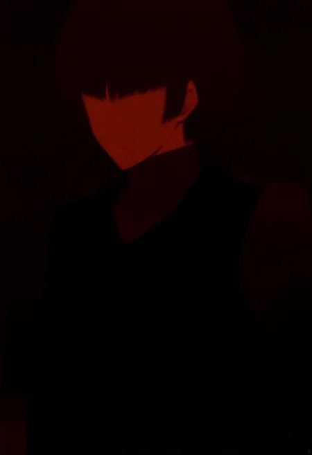 (source_anime), 1 girl, solo, nsfw, aged up, defMako, p5makoto, niijima makoto, short hair, bangs, brown hair, long sleeves, uniform, pantyhose, pleated skirt, turtleneck, plaid skirt,crown braid,uniform, black vest,