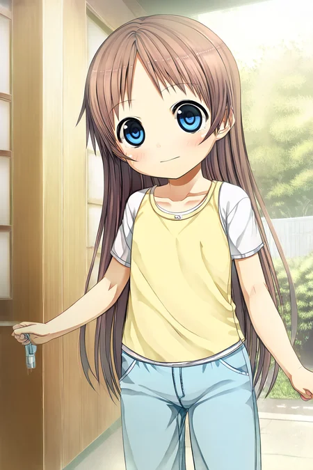 <lora:CURA_pony_V3:0.8>,score_9,score_8,1girl,sawai natsuha,child,