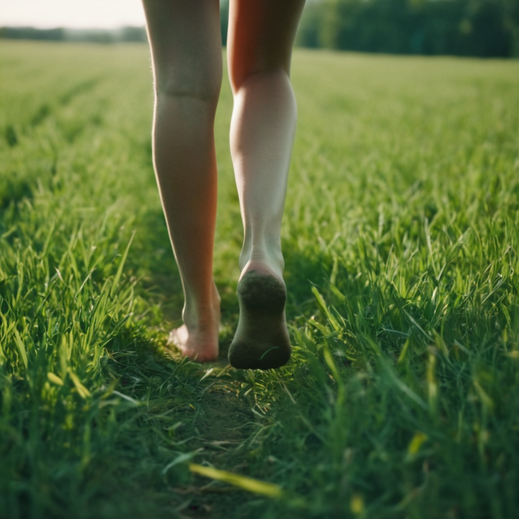 cinematic film still of  <lora:perfection style:0.1>
 <lora:detailed:0.1>
 <lora:Chiaroscuro Lighting Style:0.3>
 <lora:feet v2:0.6>
A perfect photo of a person from behind walking on a lush green field,foot focus,cinematic feet,best feet,better Feet,awesome Feet,different Feet,1girl,solo,outdoors,barefoot,day,blurry,feet,toes,soles,grass,close-up,dirty,dirty feet , perfect style, perfection style, detailed style
 <lora:perfect feet:0.3>, shallow depth of field, vignette, highly detailed, high budget, bokeh, cinemascope, moody, epic, gorgeous, film grain, grainy
