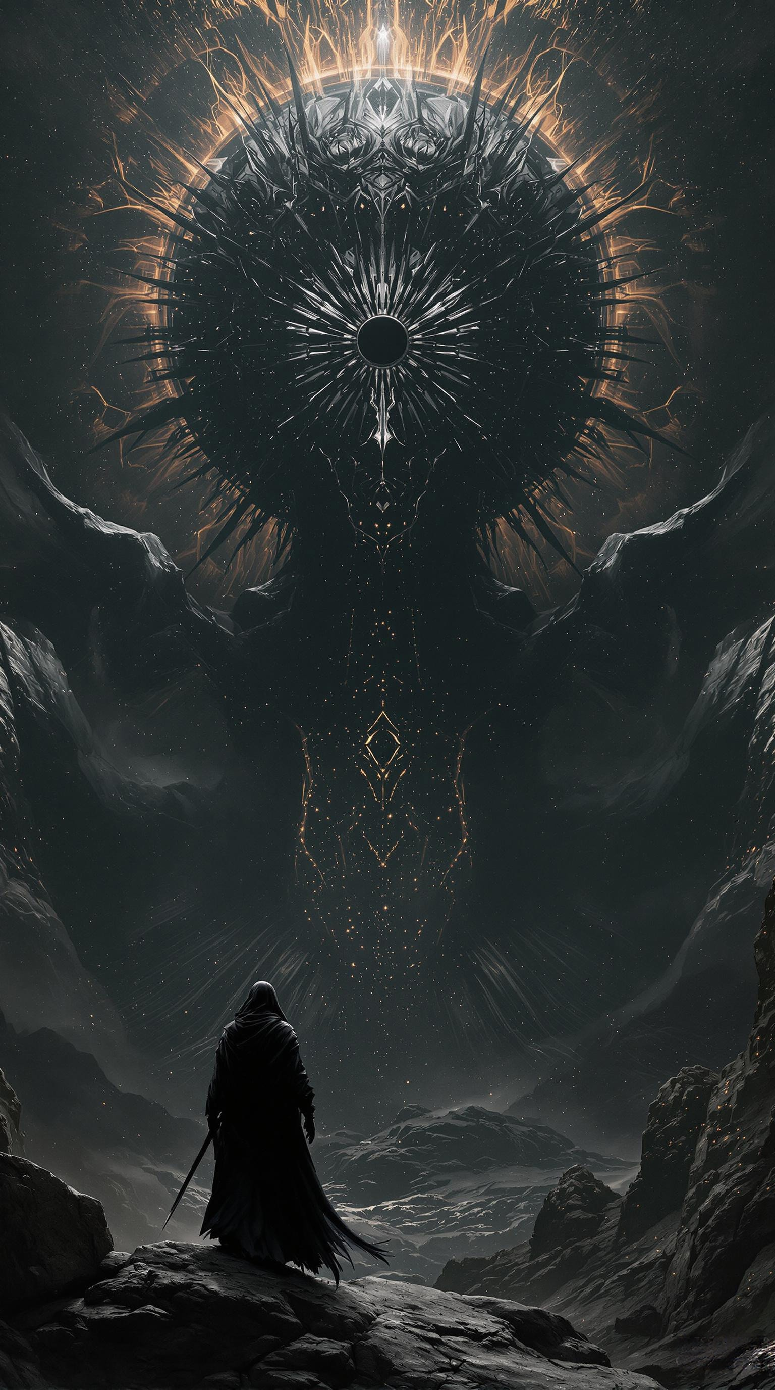 Black Sun, a splendid matte painting by Nekro