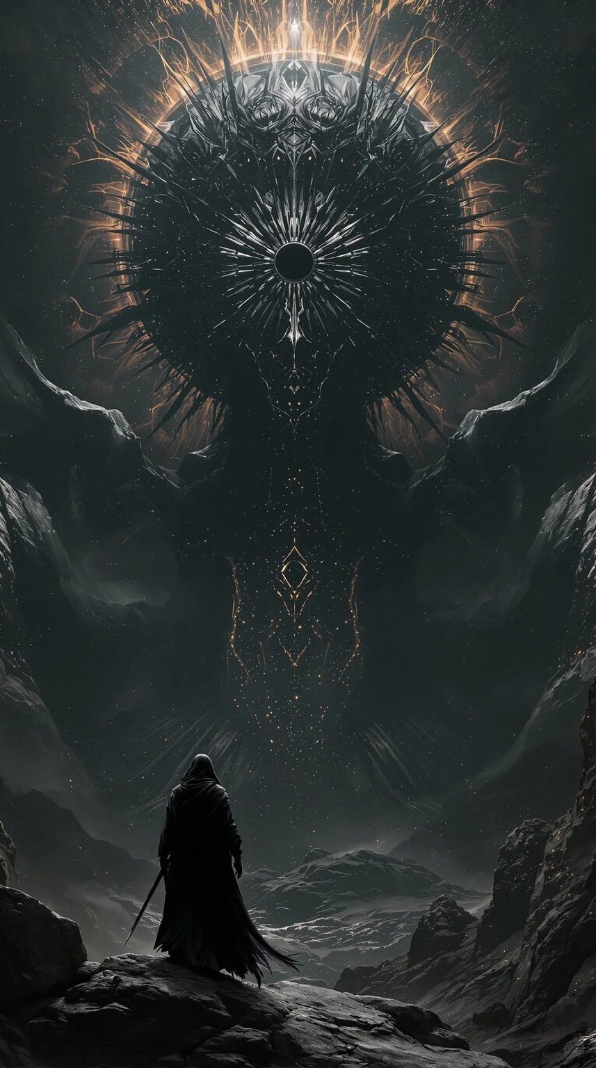 Black Sun, a splendid matte painting by Nekro