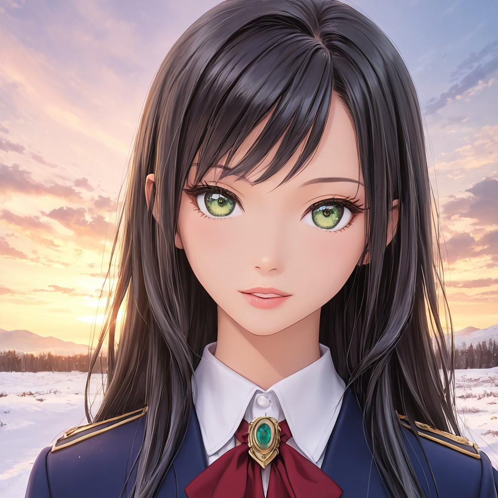 detailed face, detailed eyes, beautiful eyes, extremely cute, adult, anime screencap, seductive, alluring, <lora:add-detail-xl:0.8> <lora:Mangamaster_4000s:.25>
score_9, score_8_up, score_7_up, score_6_up, dynamic, (anime, masterpiece), best quality, (8k), detailed background, sharp focus, intricate, ambient lighting, super high quality, hyper detailed background, cinematic lighting, adult,(masterpiece, best quality), (intricate details:1.4), unity 8k wallpaper, ultra detailed, beautiful and aesthetic, (Super high quality, ultra hd, masterpiece), (masterpiece, best quality), (intricate details:1.4), unity 8k wallpaper, ultra detailed, beautiful and aesthetic, (Super high quality, ultra hd, masterpiece), perfect face, perfect body, school uniform, (long black hair), (long hair), green eyes, seductive, medium breasts, eyewings1, outside, snow, standing
