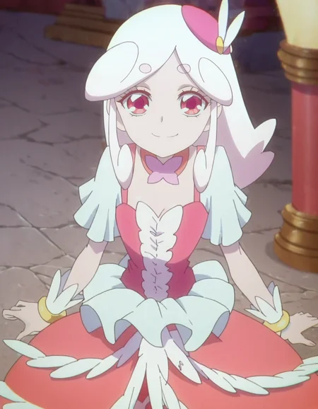 score_9, score_8_up, score_7_up, anime screencap, solo,1girl,kaguyahp, smile, dress, hair ornament, looking at viewer, jewelry, cowboy shot,small breasts,<lora:kaguyahp_pony:1>